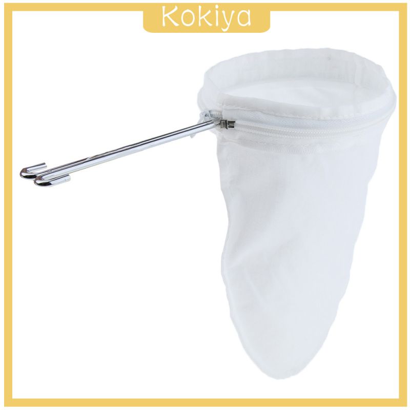 [KOKIYA]Large Reusable Nut Milk Bag Almond   Pulp Strainer Jelly Cheese Sprouts