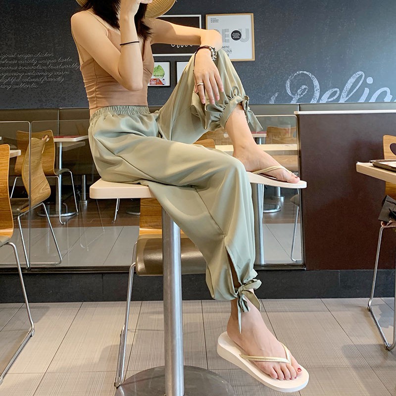 Quần Dài Nữ Ống Rộng Lưng Cao Chất Liệu Chiffon Blxy520.Vn | BigBuy360 - bigbuy360.vn