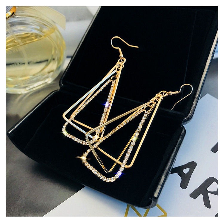 Hoa Tai Dáng Dài Thời Trang Phong Cách Hàn Quốc Cho Nữ