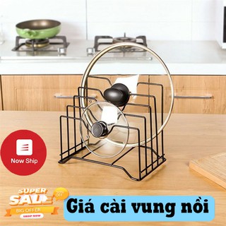 Giá cài vung nồi ,để giao thớt tiện dụng kệ để đồ Nhà Bếp