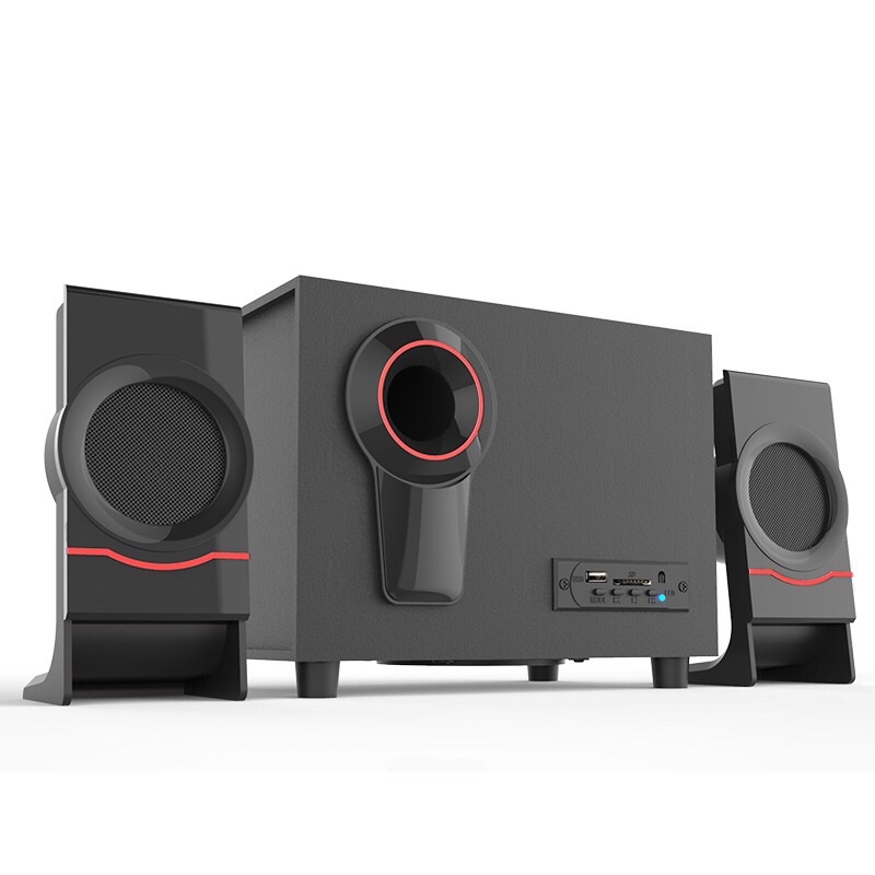 Loa Bluetooth Gỗ 2.1 Để Bàn Dùng Cho Tivi, Máy Vi Tính ,PC Laptop Công Suất Lớn FT-X6U-BT Thiết Kế Hiện Đại Nổi Bật
