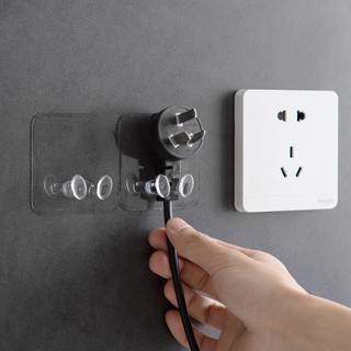 Móc dán tường treo phích cắm