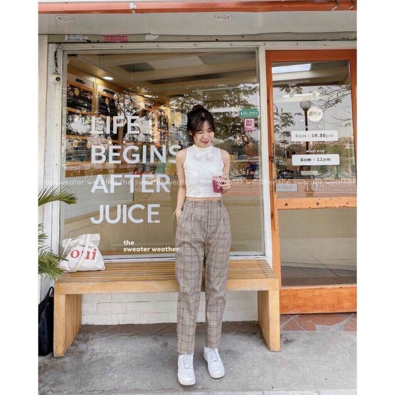 Áo ba lỗ croptop trơn ôm body