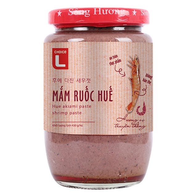 Mắm Ruốc Chà / Mắm cá cơm / Mắm tôm củ kiệu/ Cà pháo Choice L 430G