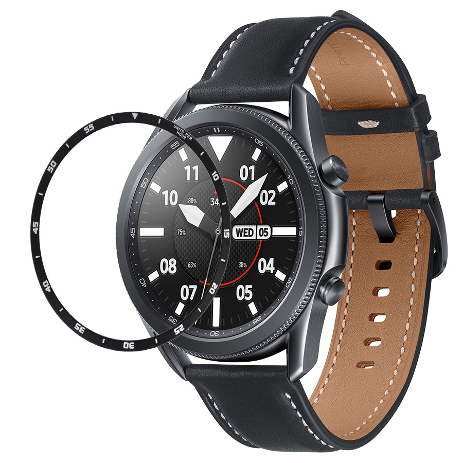 Vòng thép không gỉ dán mặt đồng hồ cho Samsung Galaxy Watch3 Watch 3 41mm 45mm