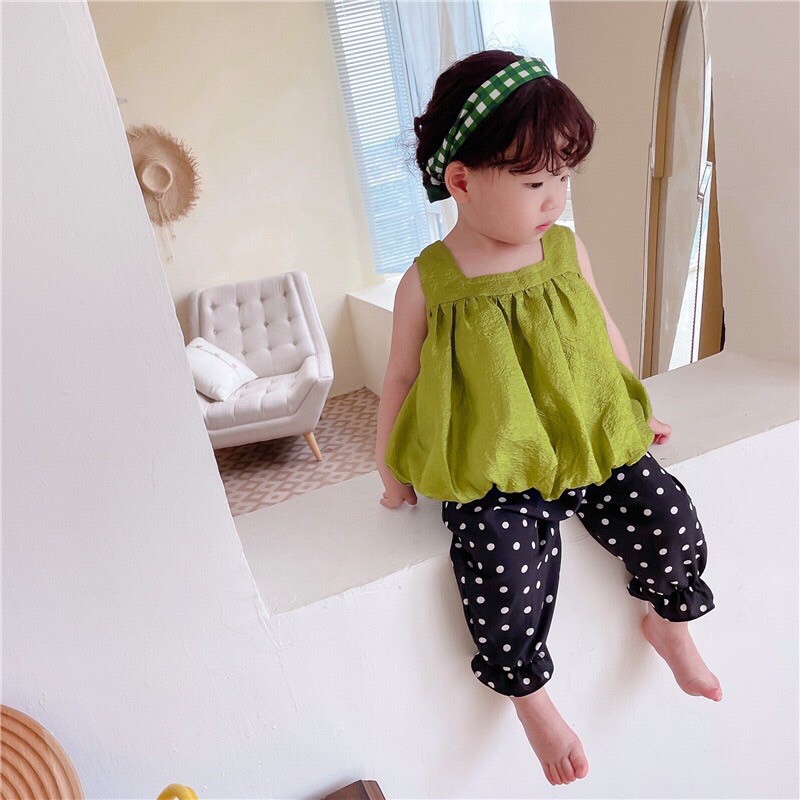 Áo sát nách dáng bồng xinh xắn