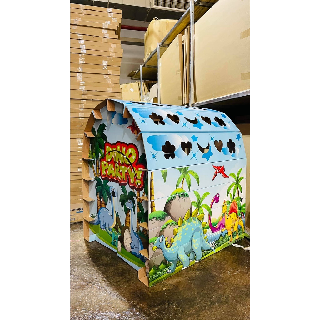 Nhà bìa carton hình khủng long