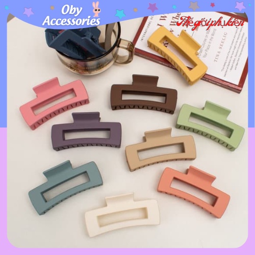 Kẹp Tóc Càng Cua Bản To Nhựa Cỡ Lớn Xinh Xắn Cho Nữ