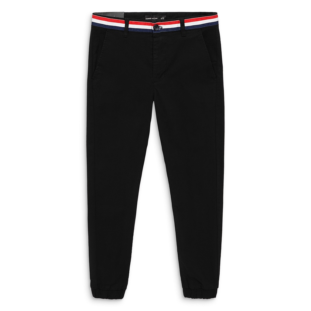 Jogger Kaki Nam SlimFit BB Color Belt , Chất Kaki thoải mái , JG001918,SOMEHOW