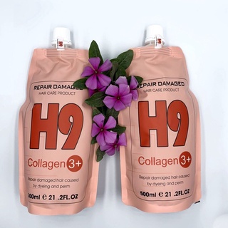 [CHÍNH HÃNG] KEM HẤP Ủ TÓC PHỤC HỒI COLLAGEN 3+ H9 - PHỤC HỒI TÓC HƯ TỔN - KHÔ XƠ - CHẺ NGỌN