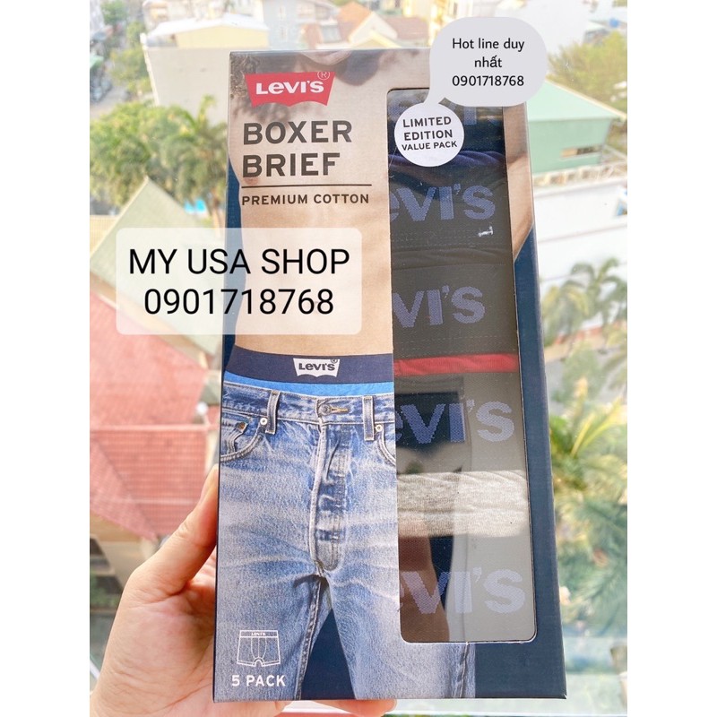 Quần lót nam ❤️ Set quần lót Levi’s Boxer Brief từ Mỹ