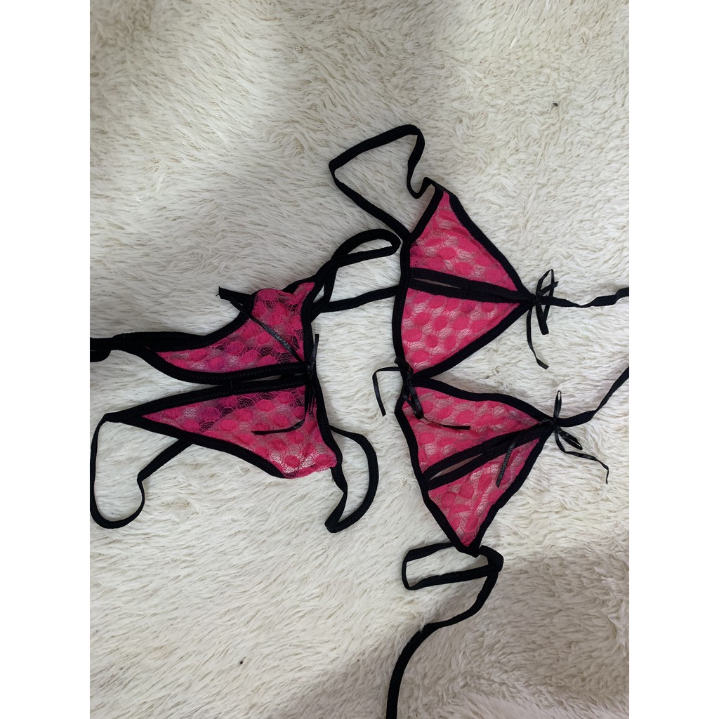 set đồ lót dây ren hai món gợi cảm cho nàng lọt khe | BigBuy360 - bigbuy360.vn