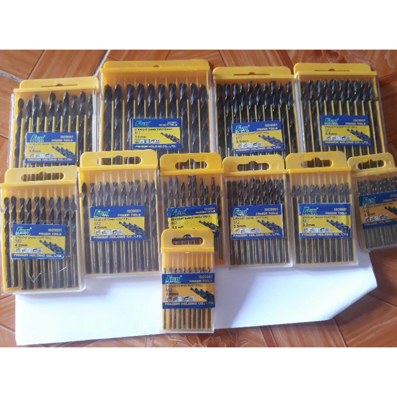 MŨI KHOAN SẮT THÉP, INOX FAVI  đủ saze- hàng