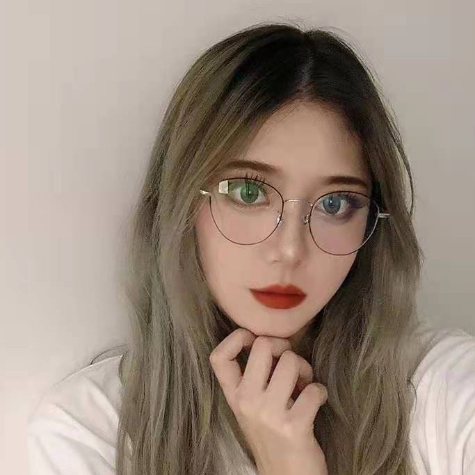 Mắt kính gọng tròn chống bức xạ thiết kế thời trang