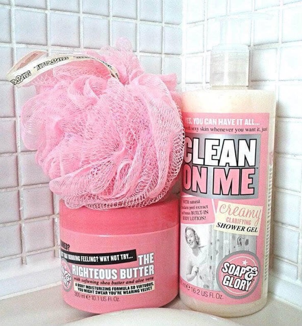 [Có Bill] [500ml] Sữa Tắm Soap & Glory Clean On Me Creamy Shower Gel - Uk | BigBuy360 - bigbuy360.vn