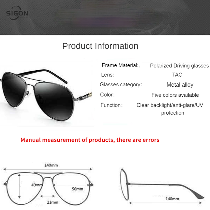 Kính Mát Thời Trang Dành Cho Nam | BigBuy360 - bigbuy360.vn