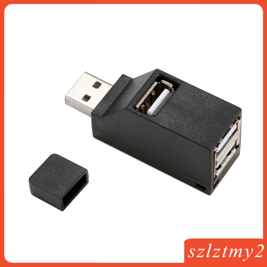 [galendale] USB 2.0 3Ports Splitter Adapter Hub for PC Expansion up to 480mbps Black | BigBuy360 - bigbuy360.vn