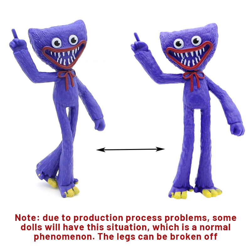 Đồ chơi mô hình ZHANQI TOYS mô phỏng nhân vật Huggy Wuggy trong game Poppy Playtime