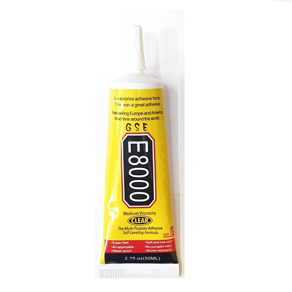 Keo dán ron E8000 GSE ( màu trong 50ml )