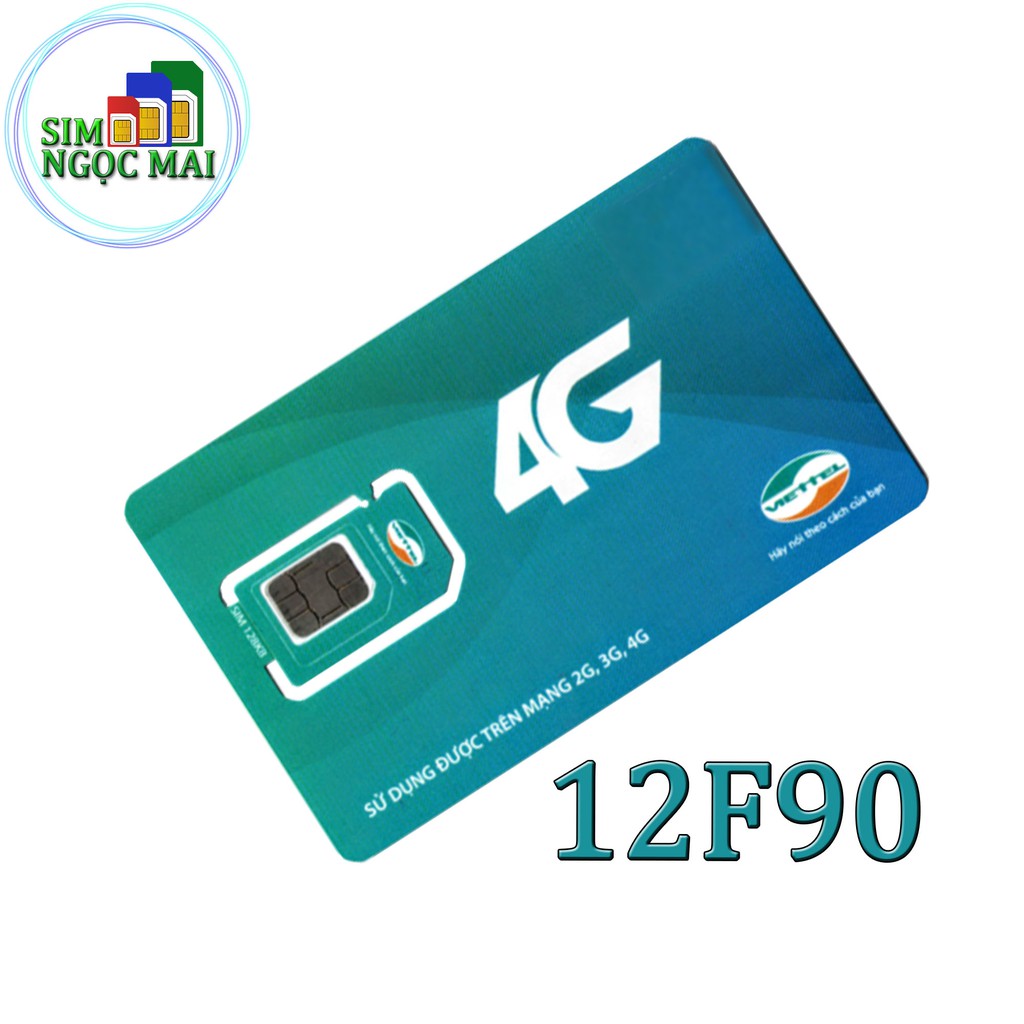 [FREE 12T] SIM 4G VIETTEL F90 MIỄN PHÍ 12 THÁNG KHÔNG NẠP TIỀN