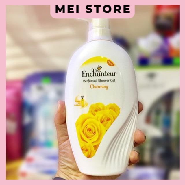 Sữa Tắm Hương Nước Hoa Enchanteur Charming 550ml - Chính Hãng
