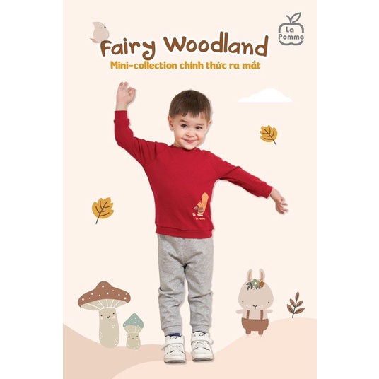 Bộ dài tay La pomme sóc nâu đuôi dài 6m-5Y