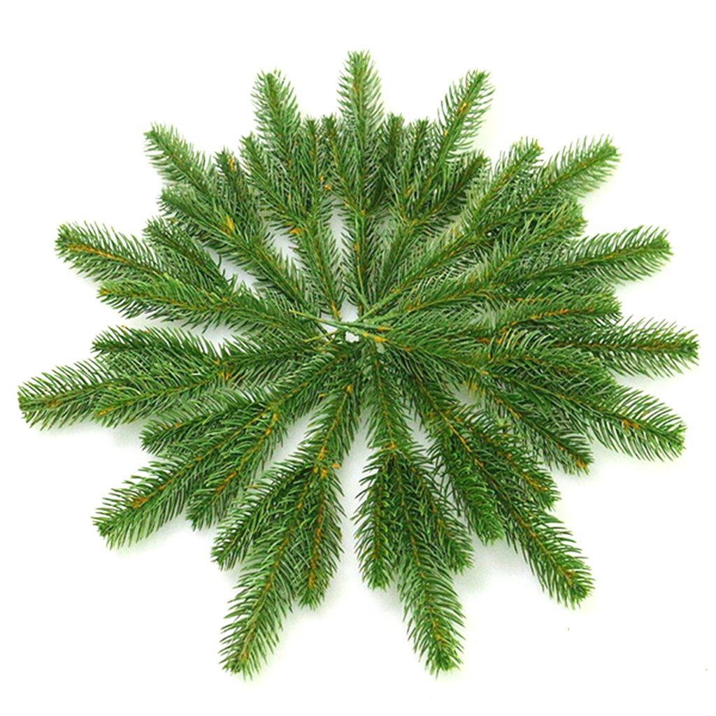 WADEES Beautiful Christmas Decorations Reuseable Wreath Accessories Artificial Pine Needles Evergreen Plants DIY Crafts Lifelike 5/10 pcs/pack Creative Merry Christmas Home Decor