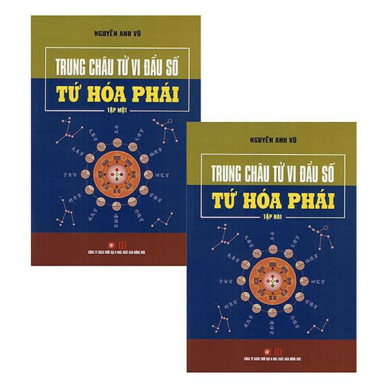 Sách.___.Trung Châu Tử Vi Đẩu Số Tứ Hoá Phái ( Bộ 2 Tập )