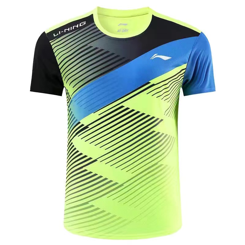 Li Ning Áo Thun Thể Thao Cầu Lông Tay Ngắn Nhanh Khô Tùy Chỉnh Cho Nam Và Nữ