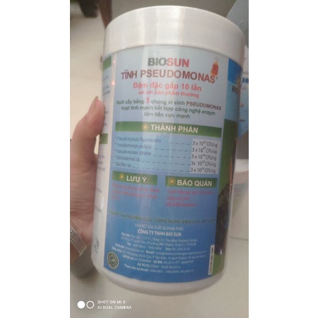 Chế phẩm Pseudomonas phòng trừ nấm bệnh hộp 1kg