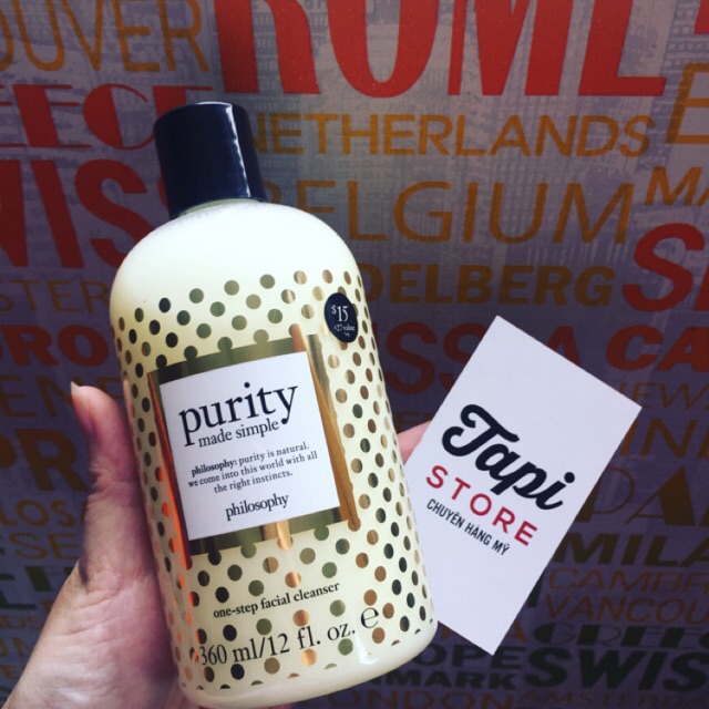 Sữa rửa mặt Philosophy purity made simple one step facial cleanser