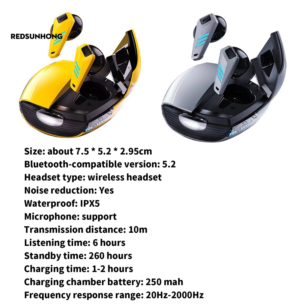 Tai Nghe Chơi Game Không Dây YX07 BT 5.3 Kèm MIC Chất Lượng Cao