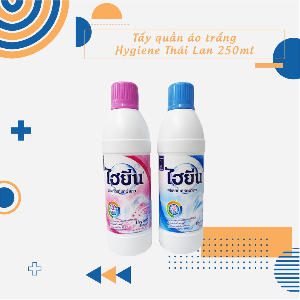 [GIÁ SỈ] Nước tẩy quần áo trắng Hygiene Thái Lan 250ml