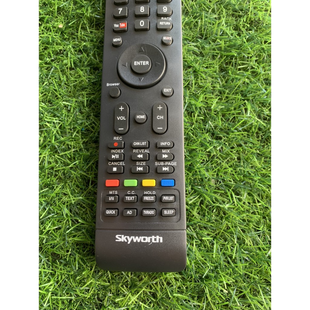 Điều khiển tivi Skyworth, remote tv skyworth - Hàng tốt [ tặng kèm pin ]