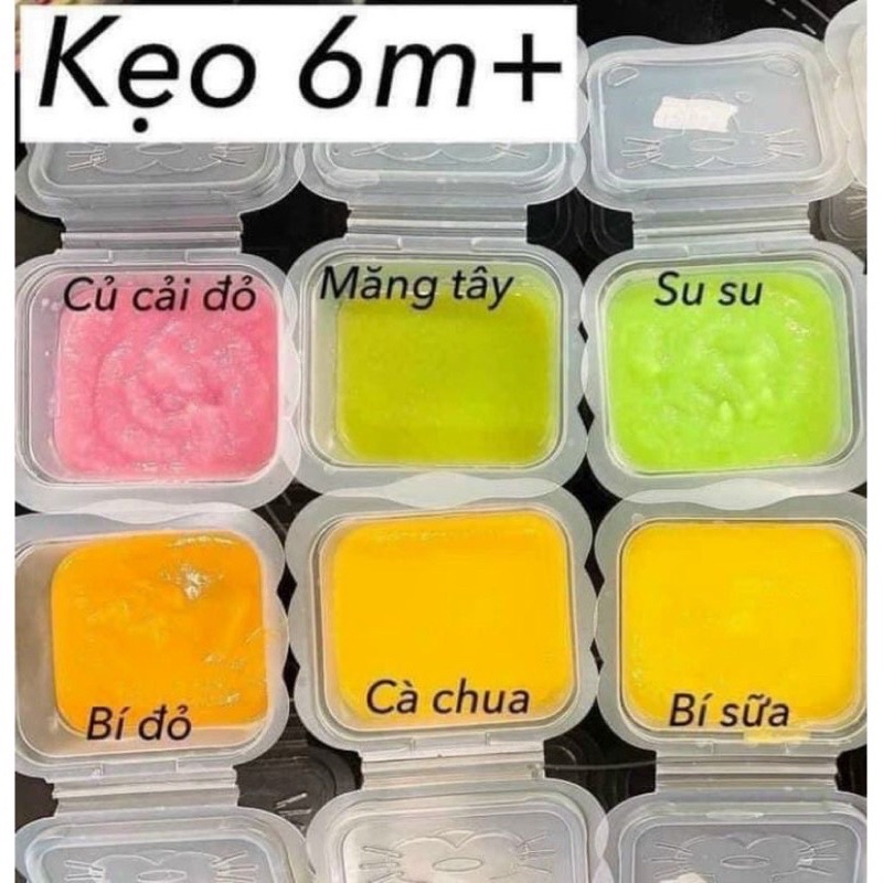 BỘ 8HỘP TRỮ  ĐỒ ĂN RẶM CHO BÉ DUNG TÍCH 100 ML HÀNG CHÍNH HÃNG KICHILACHI