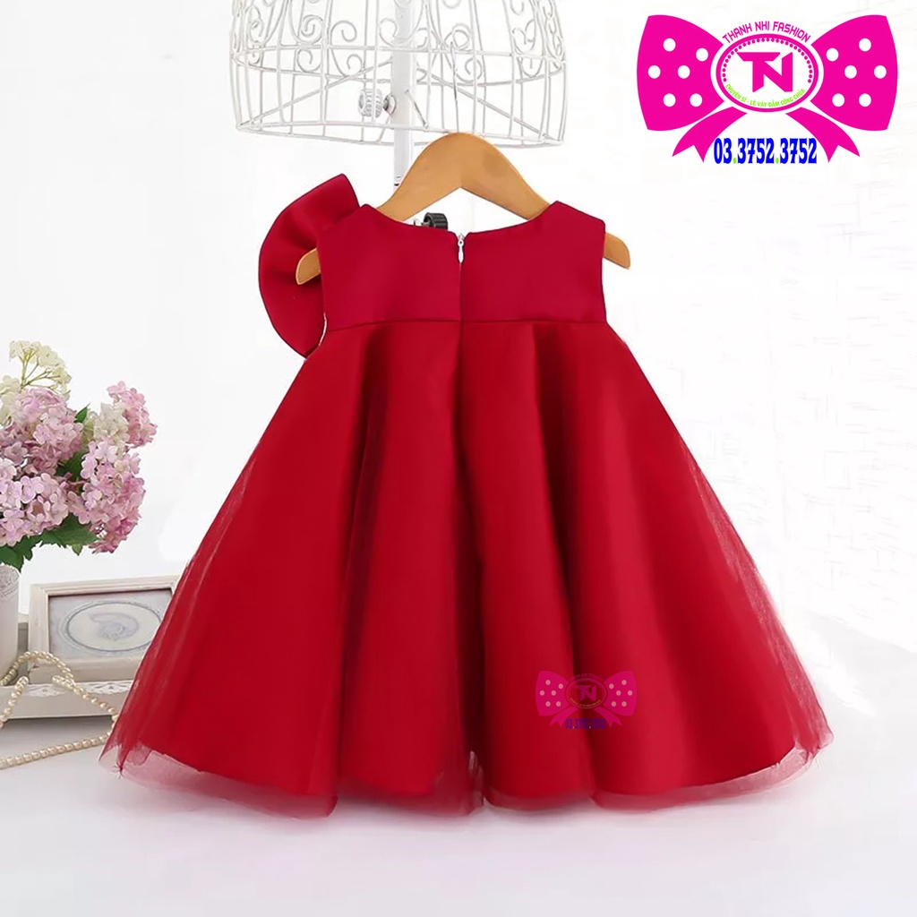 Váy Trẻ Em Taffa Lụa Nhiều màu - Váy Công Chúa hàng thiết kế cao cấp TN2330015