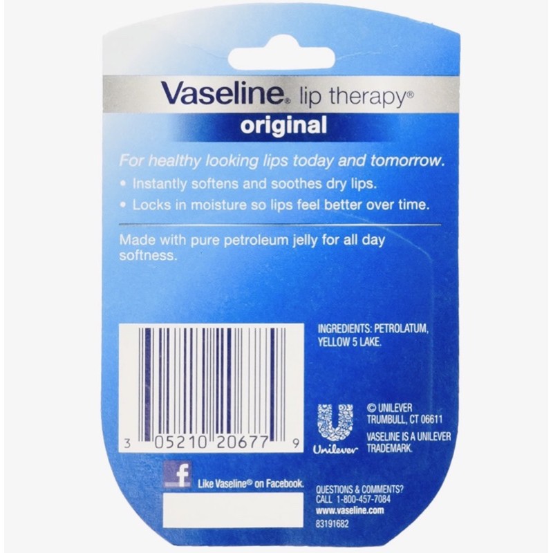 Vaseline Dưỡng Da - Dưỡng Môi (7g)