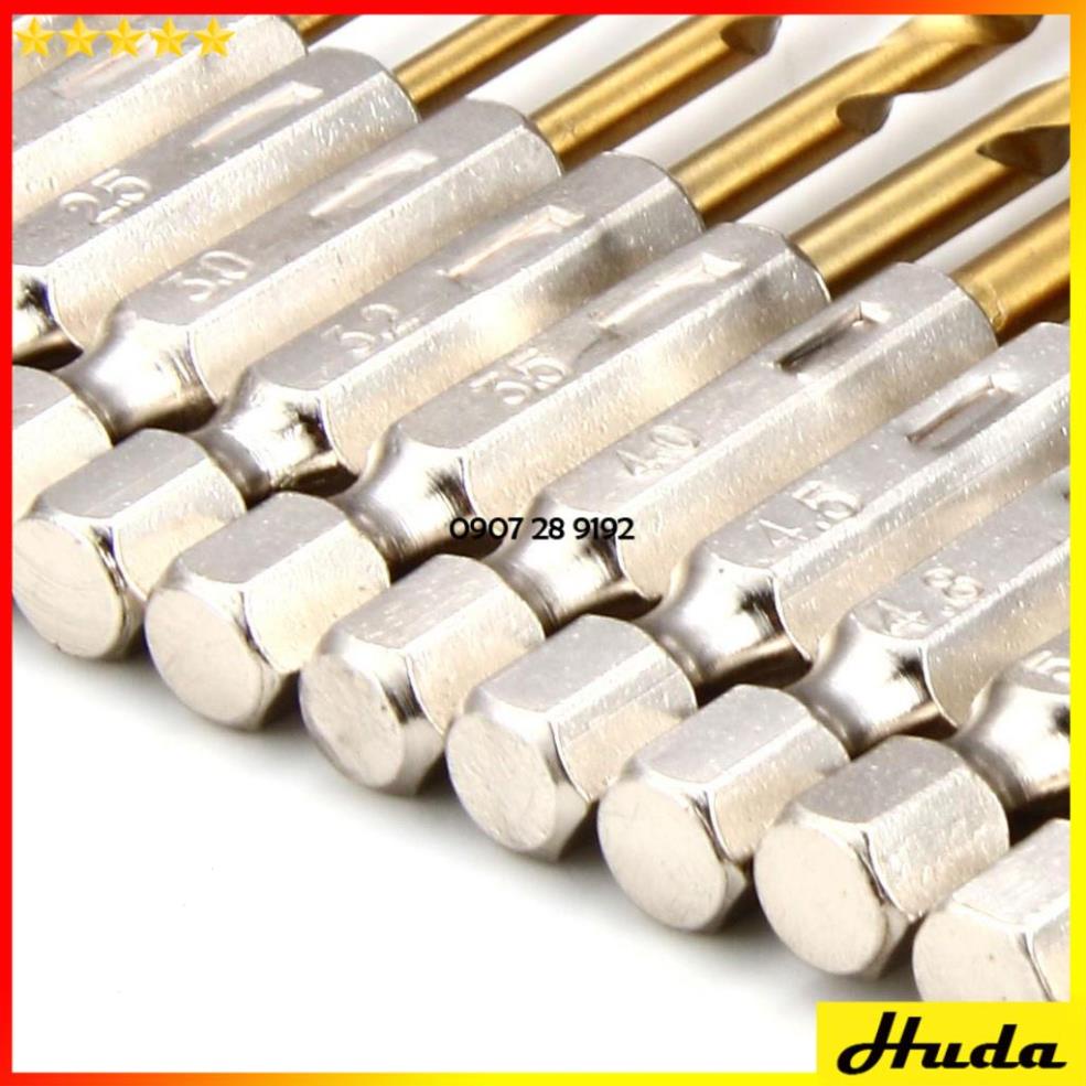 Bộ 13 mũi khoan sắt cho máy khoan bắn vít chân lục giác