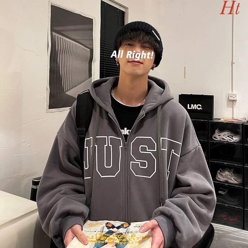 Áo khoác nỉ cotton JUST H2A558