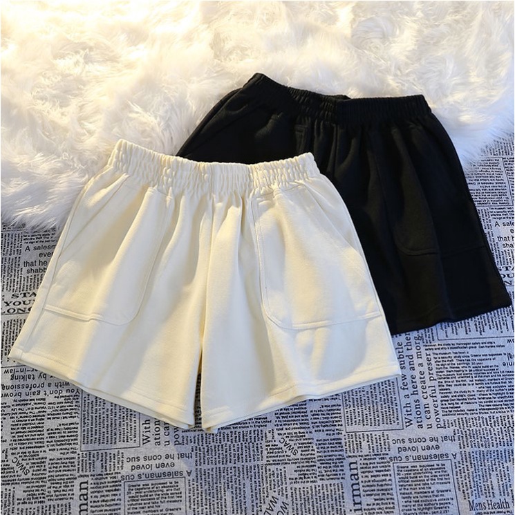 NUZIRO Quần short  thể thao lưng cao 4 màu thời trang mùa hè cho nữ