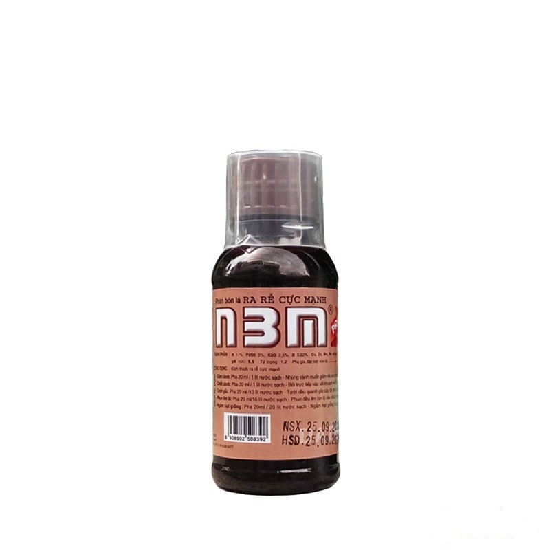 Phân Bón Kích Rễ N3M Pro Dạng Nước - Chai 100ml, n3m pro ra re cuc manh dang nuoc