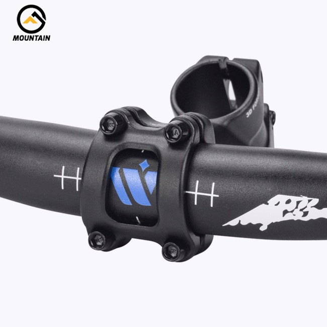 Pô Tăng Chiều Cao Tay Lái Xe Đạp Leo Núi 90mm 45 Độ Bằng Hợp Kim Nhôm