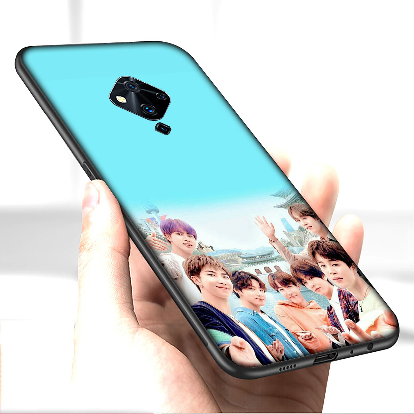 Samsung Galaxy S9 S10 S20 FE Ultra Plus Lite S20+ S9+ S10+ S20Plus Casing Soft Silicone Phone Case KPOP Bangtan Boys BTS Cover