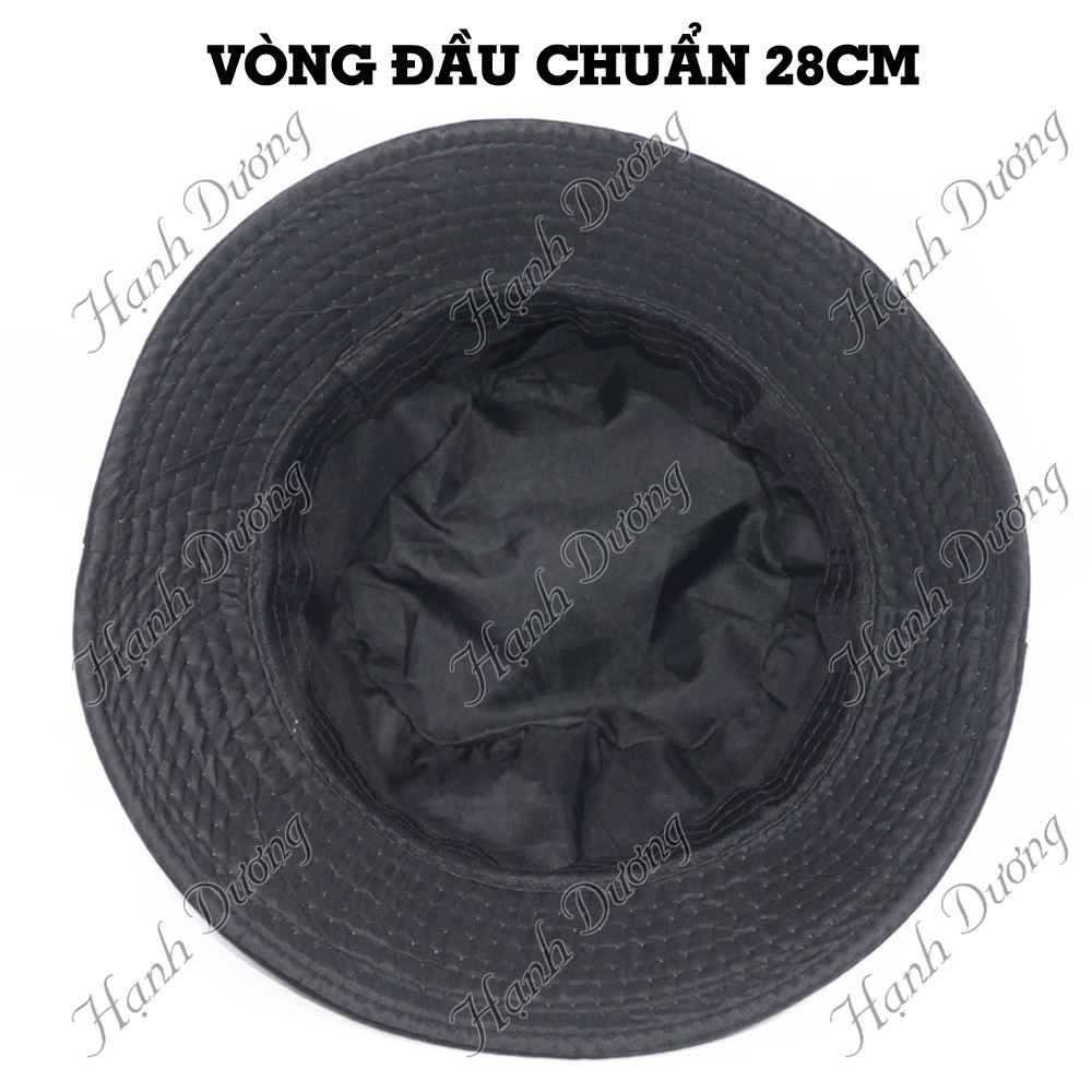 [Hình thật] Nón tai bèo mũ bucket nam nữ mặt cười với chất liệu vải cotton thoáng mát dễ thấm hút mồ hôi