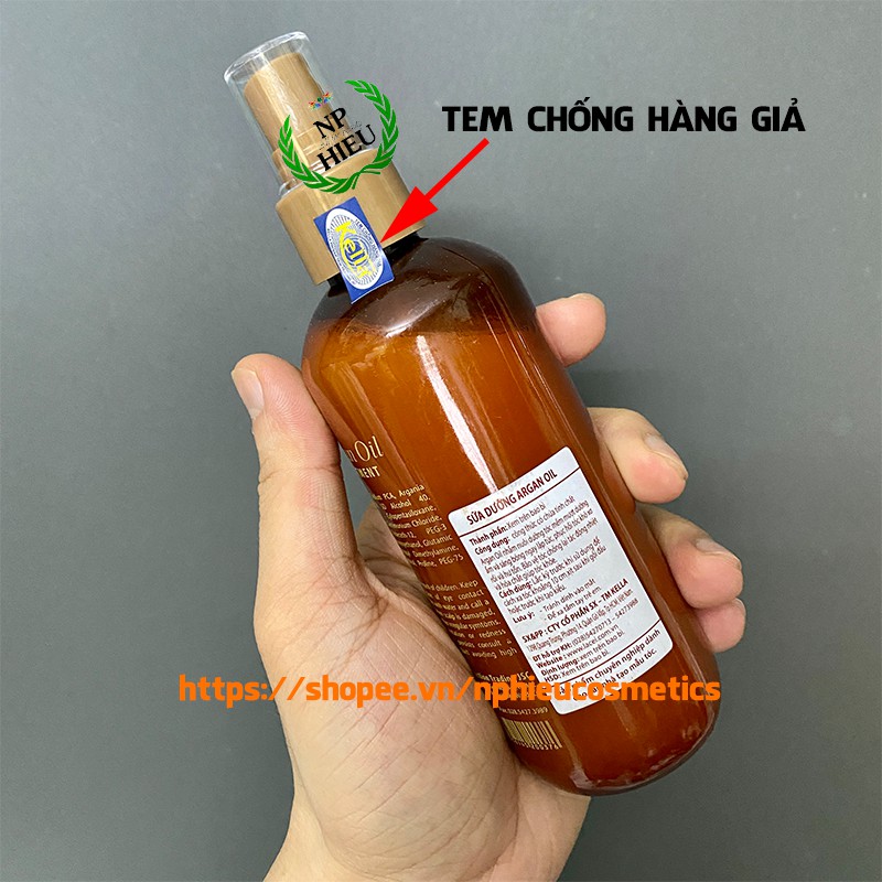 Xịt dưỡng tóc Kella hương nước hoa Argan Oil