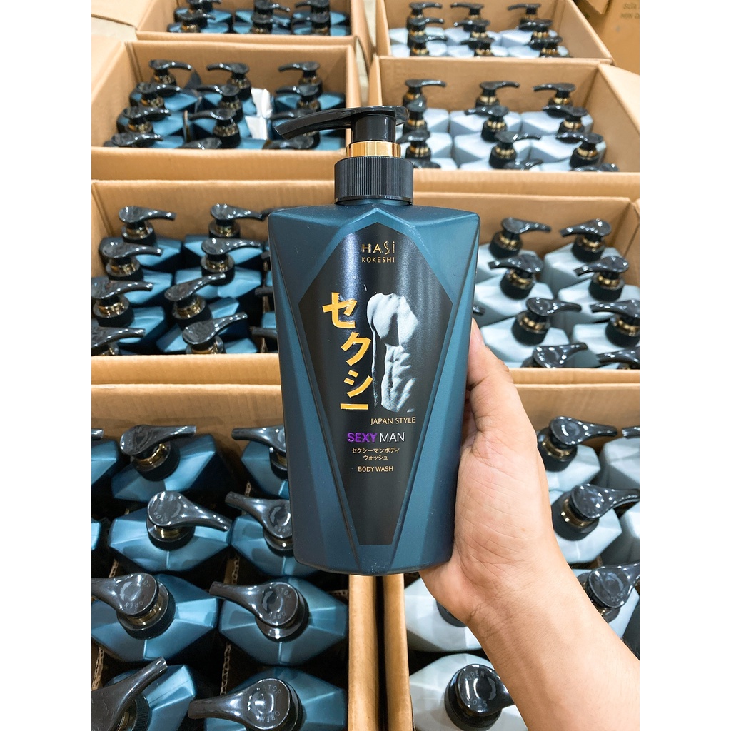 Gel Tắm Nước Hoa Nam Hasi Kokeshi Sexy Man Body Wash 380g~550g