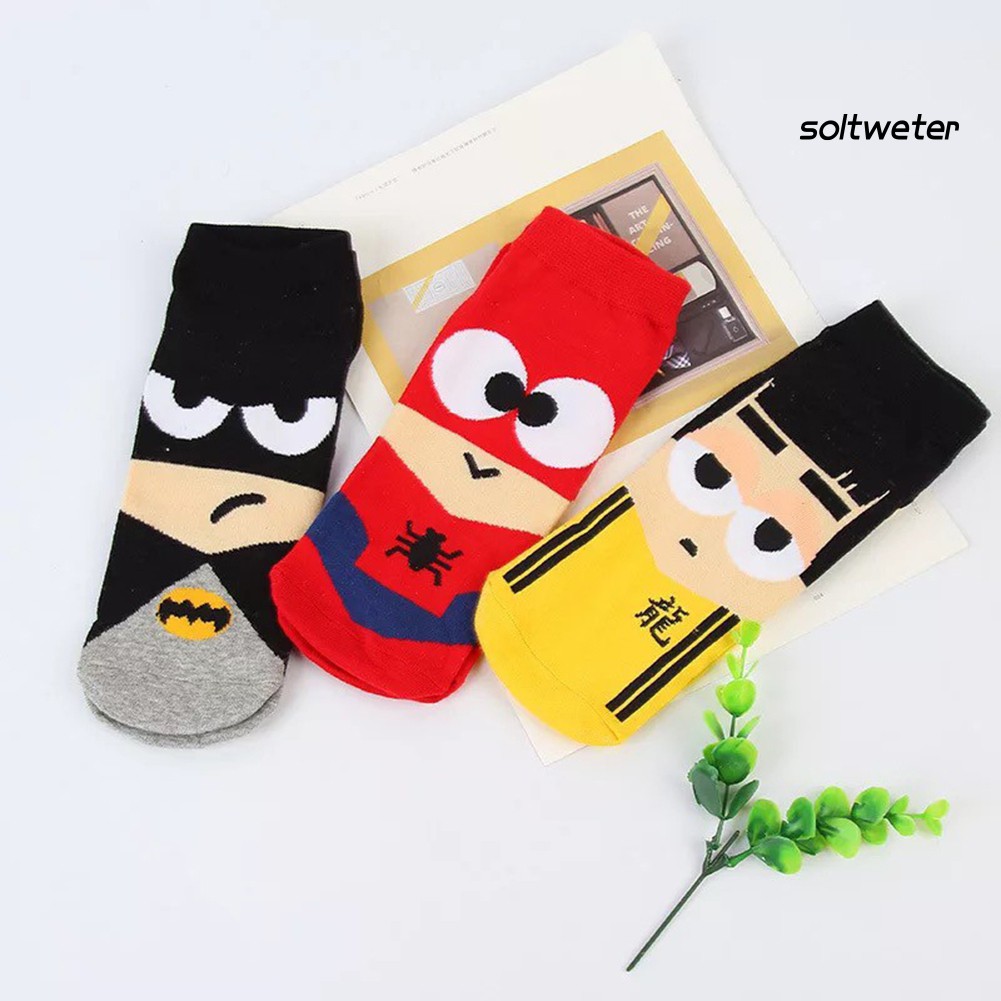 Vớ Cotton Cổ Cao Họa Tiết Các Siêu Anh Hùng Cá Tính