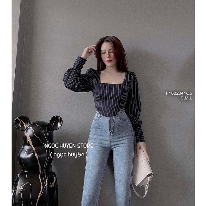Quần jeans trơn nhạt