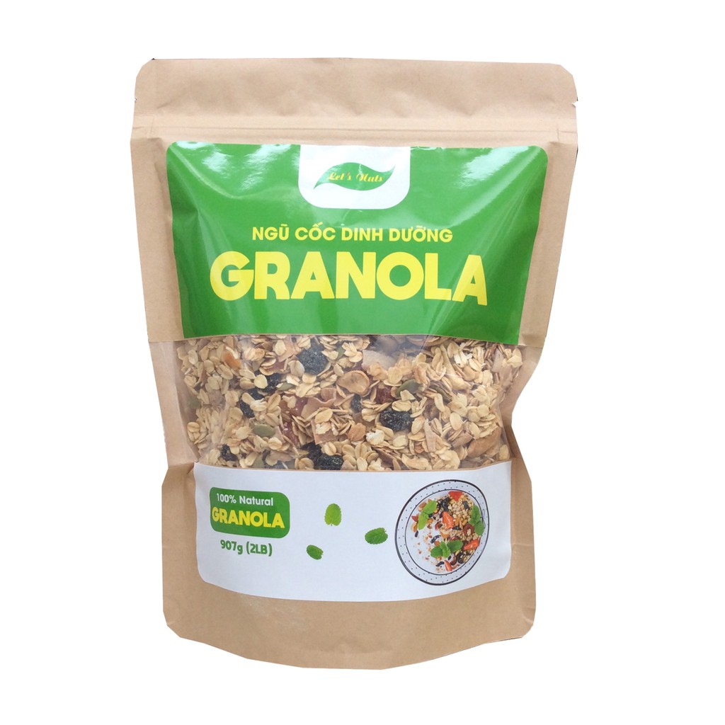 Ngũ cốc hạt dinh dưỡng Granola phù hợp cho người lớn tuổi, giảm cân, ăn chay suto shop