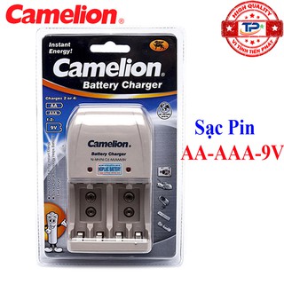 Bộ sạc Pin đa năng 3 in 1 cho Pin AA AAA 9V Camelion BC-0904SM - 2A 3 thumbnail